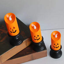 Halloween Pumpkin Lights Halloween LED Candle Light Halloween Decoration Pum-Pkin Lantern Pumpkin Decorations