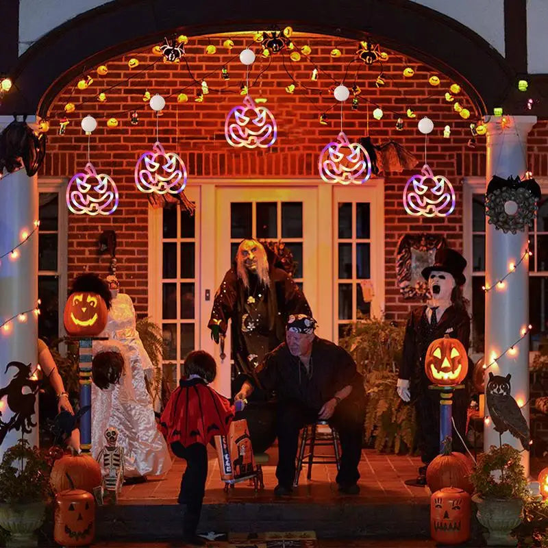 Guirlande lumineuse décorative d’Halloween pour fenêtre — couverture