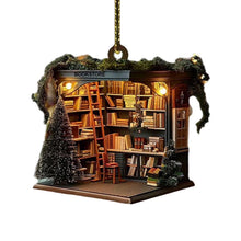 2024 Christmas Christmas Tree Decorations Acrylic Navidad Decoration Bookshelf Pendant Christmas Christmas Tree Decorations Tree Hanging Decorations Stacking Christmas Interior Decorations