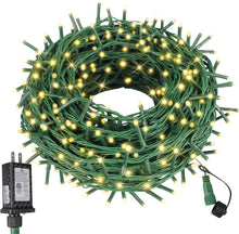 99FT 300 LED Christmas String Lights End-To-End Plug 8 Modes Indoor Lights with Timer, Outdoor Indoor Fairy Lights Christmas Tree Patio Garden Holiday Warm White