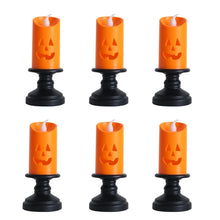 Halloween Pumpkin Lights Halloween LED Candle Light Halloween Decoration Pum-Pkin Lantern Pumpkin Decorations