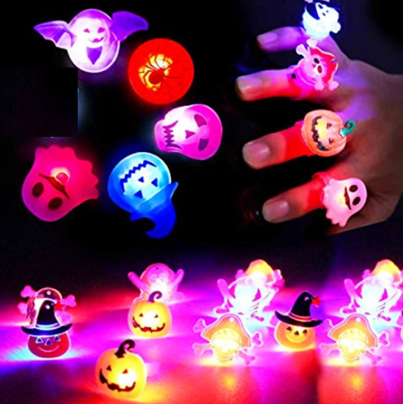 Décorations d'Halloween – Broche et bague lumineuses d'Halloween — couverture