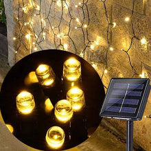 Solar Outdoor Christmas Light Waterproof Solar Outdoor Decoration Suitable for Garden Terrace Wedding Party Decoration