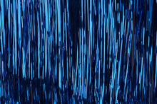 ® Shiny Icicles Strands - Lametta Christmas Tree Decorations (Royal Blue)