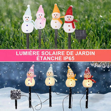 Outdoor Christmas Decorations 2025-Christmas Light Stakes for Yard-Snowman Solar Lights-Snowman Christmas Ornaments for Yard Garden Lawn Landscape Patio Walkway Decor