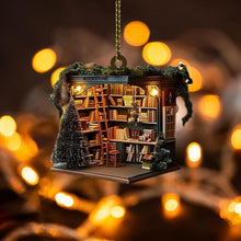 2024 Christmas Christmas Tree Decorations Acrylic Navidad Decoration Bookshelf Pendant Christmas Christmas Tree Decorations Tree Hanging Decorations Stacking Christmas Interior Decorations