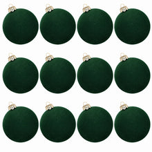 Christmas Ball Flocking Ball Velvet Christmas Ball Christmas Window Decorations Christmas Tree Pendant Flocking Christmas Ball