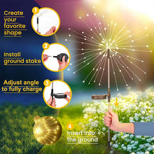 NEW Solar Firework Pathway Lights 420LED Outdoor Garden Decor Patio Lawn Landscape Yard Christmas Light
