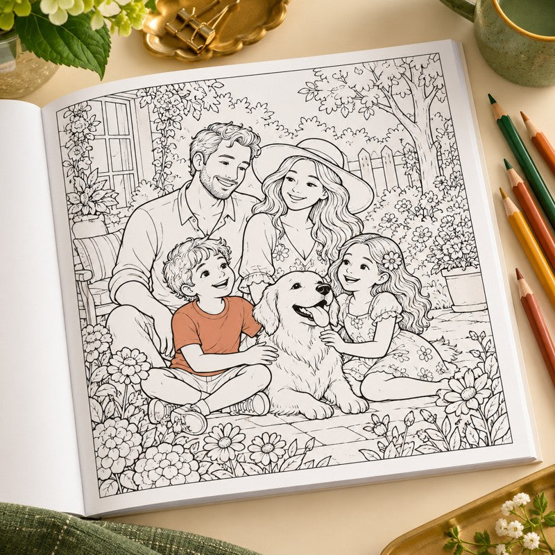 Exemple de création : Coloriage