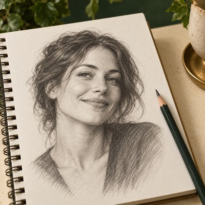 Exemple de création : Portrait